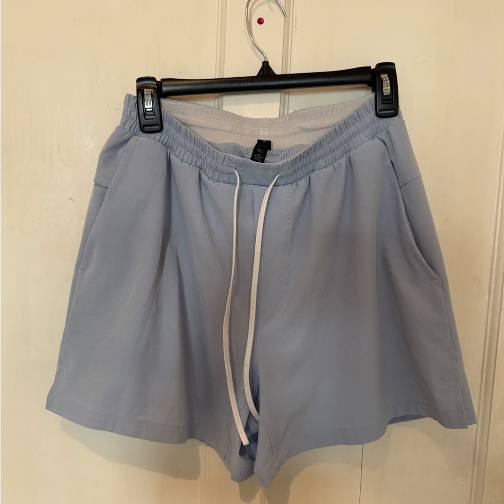 lululemon athletica Light Blue Athletic Shorts